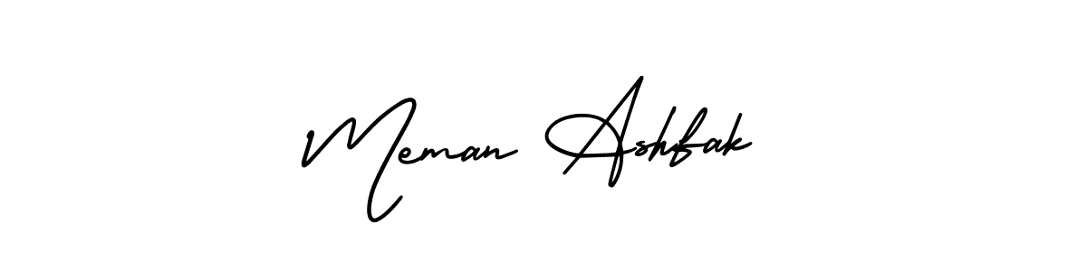 You can use this online signature creator to create a handwritten signature for the name Meman Ashfak. This is the best online autograph maker. Meman Ashfak signature style 3 images and pictures png