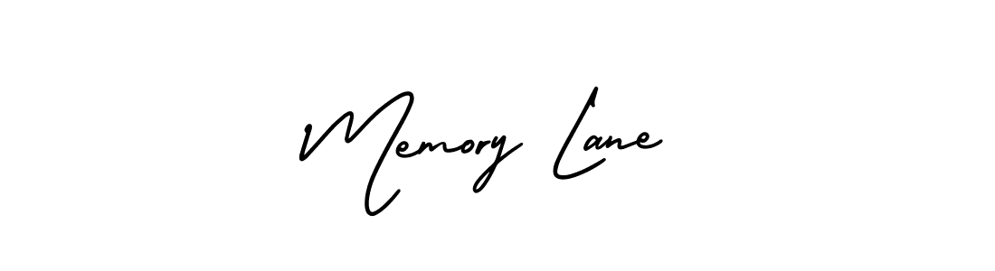 Also we have Memory Lane name is the best signature style. Create professional handwritten signature collection using AmerikaSignatureDemo-Regular autograph style. Memory Lane signature style 3 images and pictures png