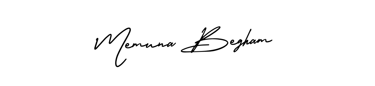 How to Draw Memuna Begham signature style? AmerikaSignatureDemo-Regular is a latest design signature styles for name Memuna Begham. Memuna Begham signature style 3 images and pictures png