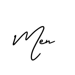 It looks lik you need a new signature style for name Men. Design unique handwritten (AmerikaSignatureDemo-Regular) signature with our free signature maker in just a few clicks. Men signature style 3 images and pictures png