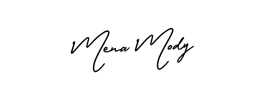 Best and Professional Signature Style for Mena Mody. AmerikaSignatureDemo-Regular Best Signature Style Collection. Mena Mody signature style 3 images and pictures png