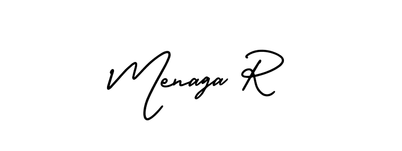 See photos of Menaga R official signature by Spectra . Check more albums & portfolios. Read reviews & check more about AmerikaSignatureDemo-Regular font. Menaga R signature style 3 images and pictures png