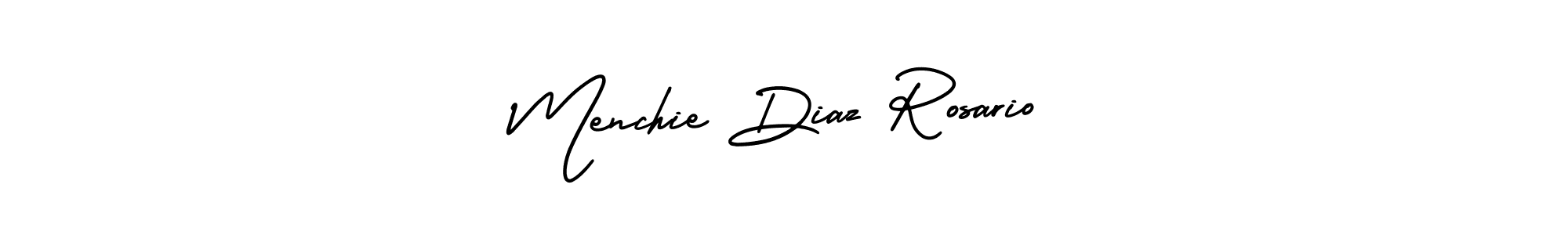 How to make Menchie Diaz Rosario signature? AmerikaSignatureDemo-Regular is a professional autograph style. Create handwritten signature for Menchie Diaz Rosario name. Menchie Diaz Rosario signature style 3 images and pictures png