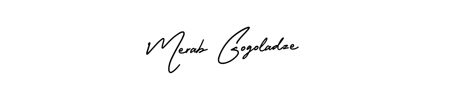 You can use this online signature creator to create a handwritten signature for the name Merab Gogoladze. This is the best online autograph maker. Merab Gogoladze signature style 3 images and pictures png