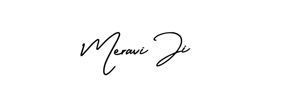 Make a short Meravi Ji signature style. Manage your documents anywhere anytime using AmerikaSignatureDemo-Regular. Create and add eSignatures, submit forms, share and send files easily. Meravi Ji signature style 3 images and pictures png