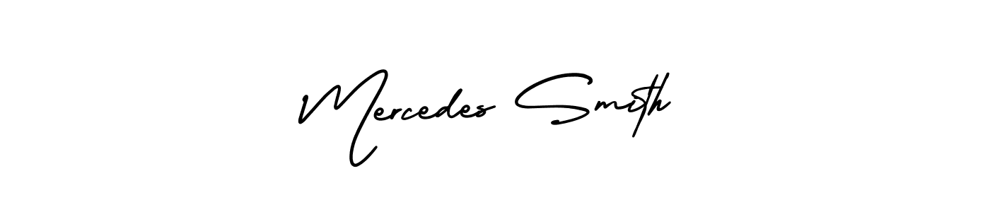 Make a beautiful signature design for name Mercedes Smith. With this signature (AmerikaSignatureDemo-Regular) style, you can create a handwritten signature for free. Mercedes Smith signature style 3 images and pictures png