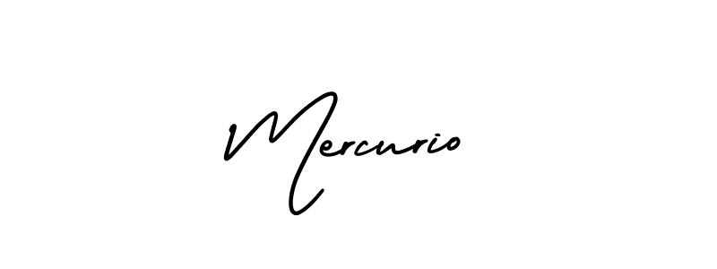 How to make Mercurio name signature. Use AmerikaSignatureDemo-Regular style for creating short signs online. This is the latest handwritten sign. Mercurio signature style 3 images and pictures png