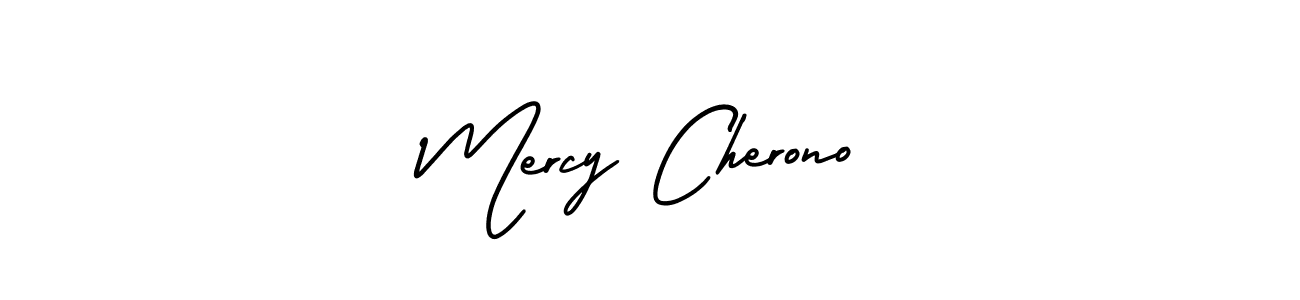 Mercy Cherono stylish signature style. Best Handwritten Sign (AmerikaSignatureDemo-Regular) for my name. Handwritten Signature Collection Ideas for my name Mercy Cherono. Mercy Cherono signature style 3 images and pictures png