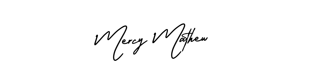 Make a beautiful signature design for name Mercy Mathew. Use this online signature maker to create a handwritten signature for free. Mercy Mathew signature style 3 images and pictures png