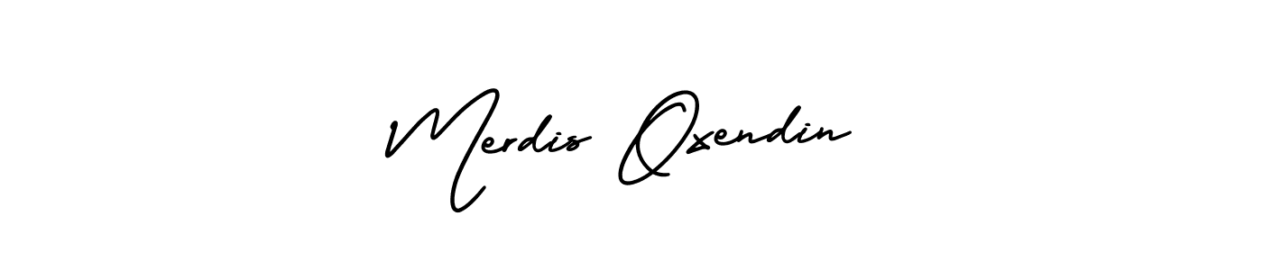 Make a beautiful signature design for name Merdis Oxendin. With this signature (AmerikaSignatureDemo-Regular) style, you can create a handwritten signature for free. Merdis Oxendin signature style 3 images and pictures png