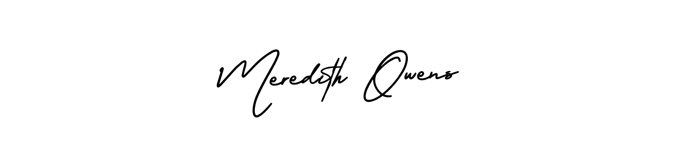 AmerikaSignatureDemo-Regular is a professional signature style that is perfect for those who want to add a touch of class to their signature. It is also a great choice for those who want to make their signature more unique. Get Meredith Owens name to fancy signature for free. Meredith Owens signature style 3 images and pictures png