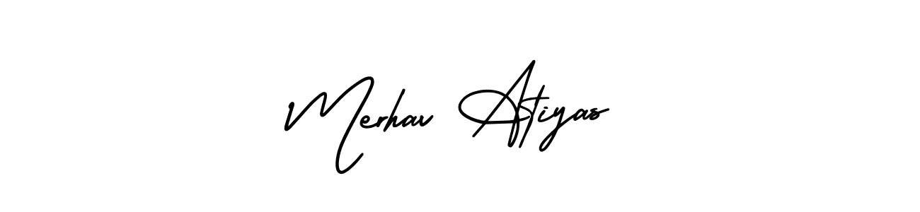 Also You can easily find your signature by using the search form. We will create Merhav Atiyas name handwritten signature images for you free of cost using AmerikaSignatureDemo-Regular sign style. Merhav Atiyas signature style 3 images and pictures png