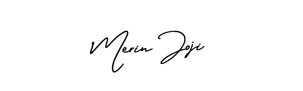 How to make Merin Joji signature? AmerikaSignatureDemo-Regular is a professional autograph style. Create handwritten signature for Merin Joji name. Merin Joji signature style 3 images and pictures png