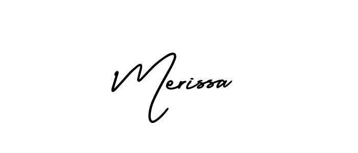 Best and Professional Signature Style for Merissa. AmerikaSignatureDemo-Regular Best Signature Style Collection. Merissa signature style 3 images and pictures png