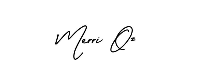 How to Draw Merri Oz signature style? AmerikaSignatureDemo-Regular is a latest design signature styles for name Merri Oz. Merri Oz signature style 3 images and pictures png