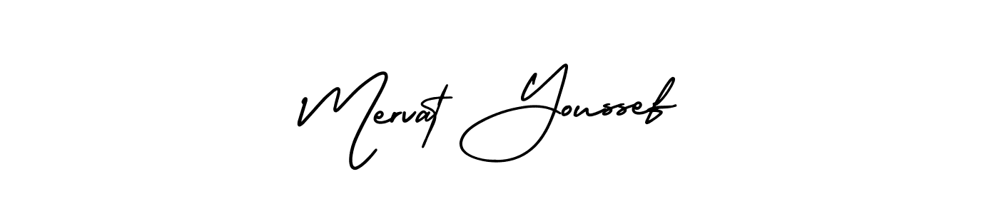 Make a beautiful signature design for name Mervat Youssef. Use this online signature maker to create a handwritten signature for free. Mervat Youssef signature style 3 images and pictures png