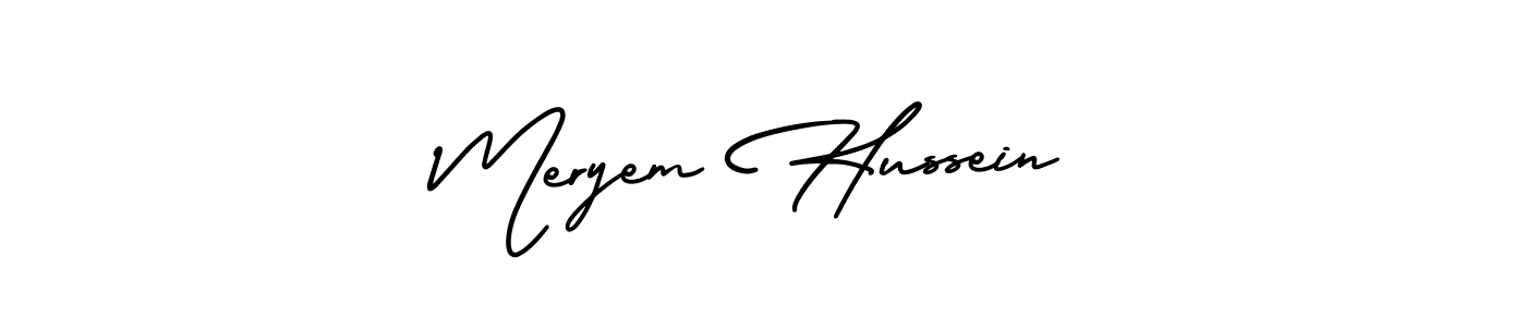 See photos of Meryem Hussein official signature by Spectra . Check more albums & portfolios. Read reviews & check more about AmerikaSignatureDemo-Regular font. Meryem Hussein signature style 3 images and pictures png