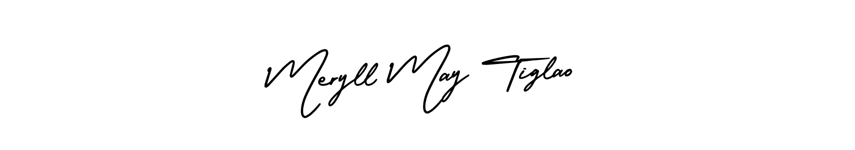 Also we have Meryll May Tiglao name is the best signature style. Create professional handwritten signature collection using AmerikaSignatureDemo-Regular autograph style. Meryll May Tiglao signature style 3 images and pictures png