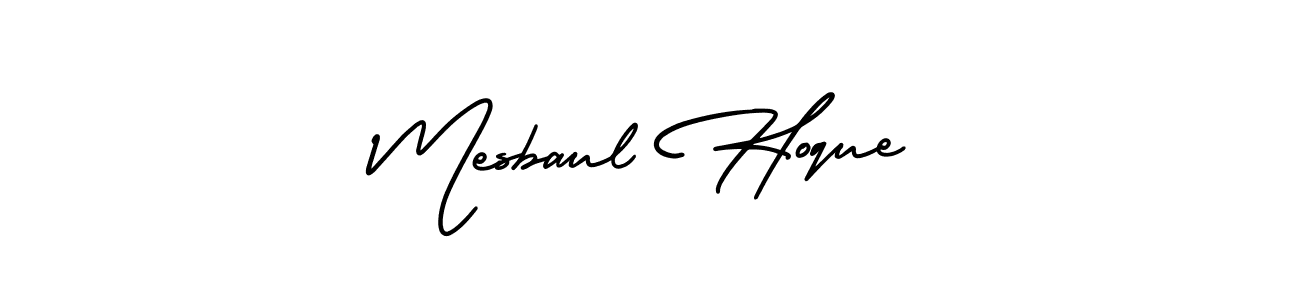 Also we have Mesbaul Hoque name is the best signature style. Create professional handwritten signature collection using AmerikaSignatureDemo-Regular autograph style. Mesbaul Hoque signature style 3 images and pictures png