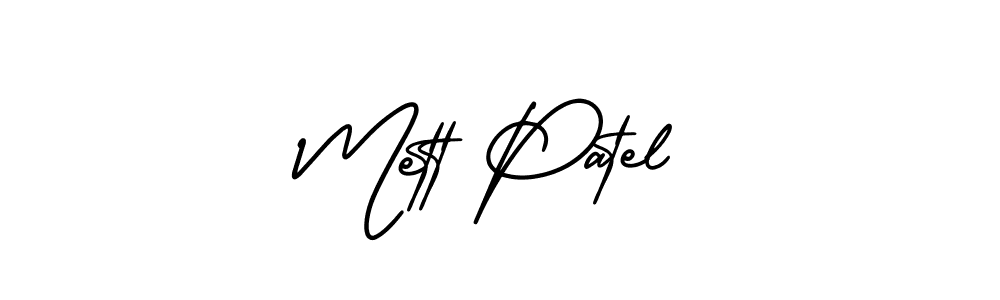 Check out images of Autograph of Mett Patel name. Actor Mett Patel Signature Style. AmerikaSignatureDemo-Regular is a professional sign style online. Mett Patel signature style 3 images and pictures png