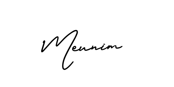 Here are the top 10 professional signature styles for the name Meunim. These are the best autograph styles you can use for your name. Meunim signature style 3 images and pictures png