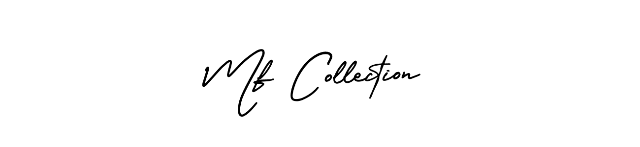 Mf Collection stylish signature style. Best Handwritten Sign (AmerikaSignatureDemo-Regular) for my name. Handwritten Signature Collection Ideas for my name Mf Collection. Mf Collection signature style 3 images and pictures png