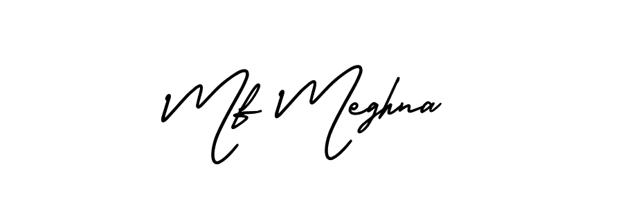 Make a beautiful signature design for name Mf Meghna. Use this online signature maker to create a handwritten signature for free. Mf Meghna signature style 3 images and pictures png