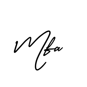 How to make Mfa signature? AmerikaSignatureDemo-Regular is a professional autograph style. Create handwritten signature for Mfa name. Mfa signature style 3 images and pictures png