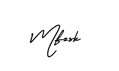 Make a beautiful signature design for name Mfzsk. With this signature (AmerikaSignatureDemo-Regular) style, you can create a handwritten signature for free. Mfzsk signature style 3 images and pictures png