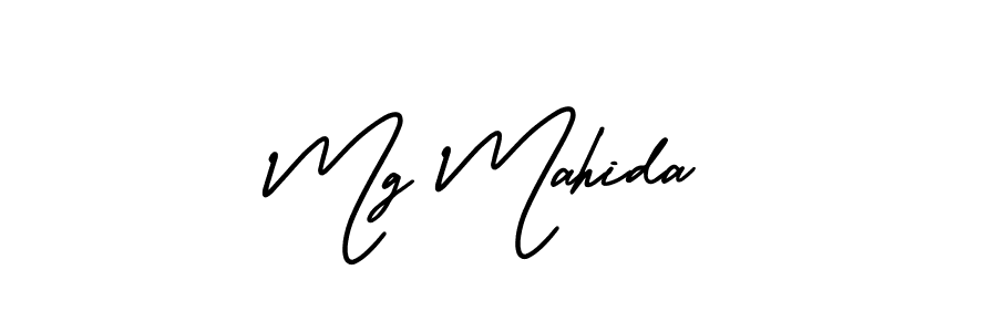 Use a signature maker to create a handwritten signature online. With this signature software, you can design (AmerikaSignatureDemo-Regular) your own signature for name Mg Mahida. Mg Mahida signature style 3 images and pictures png