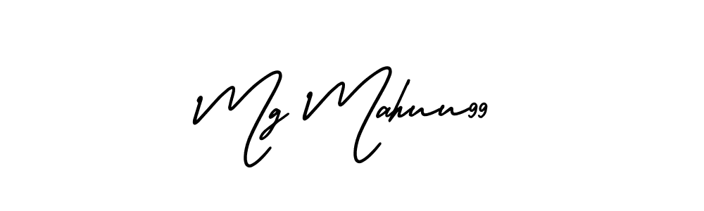 Mg Mahuu99 stylish signature style. Best Handwritten Sign (AmerikaSignatureDemo-Regular) for my name. Handwritten Signature Collection Ideas for my name Mg Mahuu99. Mg Mahuu99 signature style 3 images and pictures png