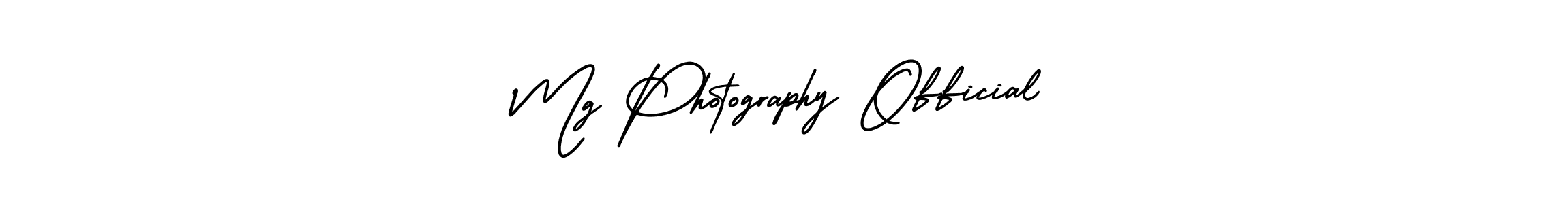 How to make Mg Photography Official name signature. Use AmerikaSignatureDemo-Regular style for creating short signs online. This is the latest handwritten sign. Mg Photography Official signature style 3 images and pictures png