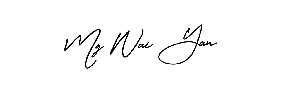 Also we have Mg Wai Yan name is the best signature style. Create professional handwritten signature collection using AmerikaSignatureDemo-Regular autograph style. Mg Wai Yan signature style 3 images and pictures png