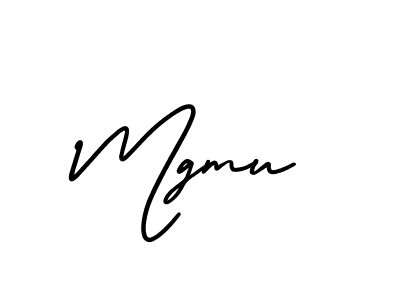 Similarly AmerikaSignatureDemo-Regular is the best handwritten signature design. Signature creator online .You can use it as an online autograph creator for name Mgmu. Mgmu signature style 3 images and pictures png