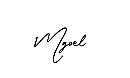 How to make Mgoel signature? AmerikaSignatureDemo-Regular is a professional autograph style. Create handwritten signature for Mgoel name. Mgoel signature style 3 images and pictures png