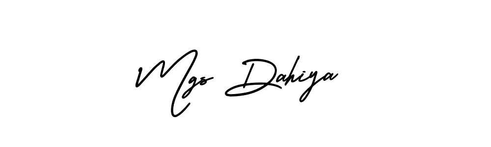 Make a beautiful signature design for name Mgs Dahiya. Use this online signature maker to create a handwritten signature for free. Mgs Dahiya signature style 3 images and pictures png