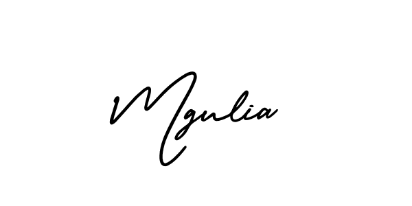 How to make Mgulia signature? AmerikaSignatureDemo-Regular is a professional autograph style. Create handwritten signature for Mgulia name. Mgulia signature style 3 images and pictures png