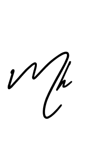 This is the best signature style for the Mh name. Also you like these signature font (AmerikaSignatureDemo-Regular). Mix name signature. Mh signature style 3 images and pictures png