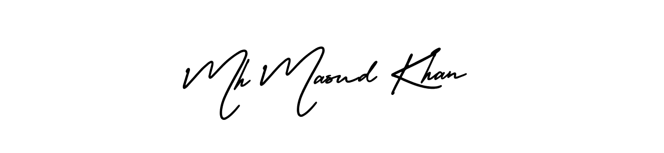 Make a beautiful signature design for name Mh Masud Khan. With this signature (AmerikaSignatureDemo-Regular) style, you can create a handwritten signature for free. Mh Masud Khan signature style 3 images and pictures png