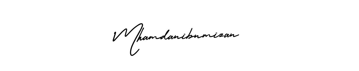 This is the best signature style for the Mhamdanibnmizan name. Also you like these signature font (AmerikaSignatureDemo-Regular). Mix name signature. Mhamdanibnmizan signature style 3 images and pictures png