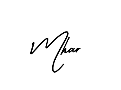 Also You can easily find your signature by using the search form. We will create Mhar name handwritten signature images for you free of cost using AmerikaSignatureDemo-Regular sign style. Mhar signature style 3 images and pictures png
