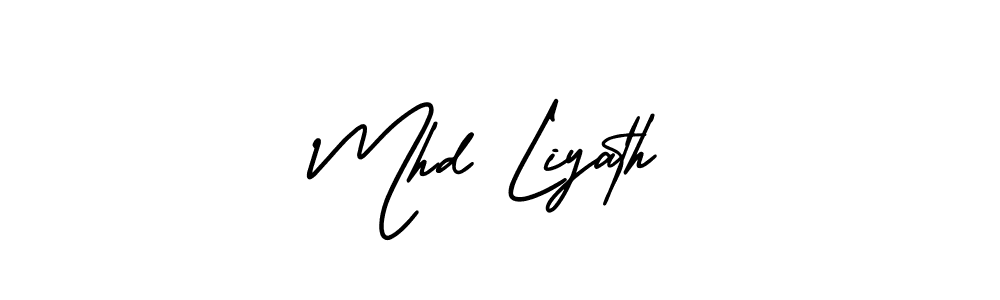 Also we have Mhd Liyath name is the best signature style. Create professional handwritten signature collection using AmerikaSignatureDemo-Regular autograph style. Mhd Liyath signature style 3 images and pictures png