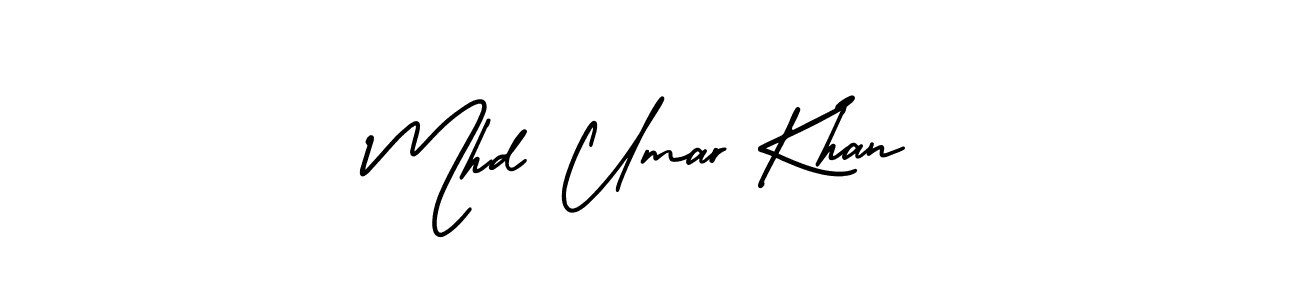 Also You can easily find your signature by using the search form. We will create Mhd Umar Khan name handwritten signature images for you free of cost using AmerikaSignatureDemo-Regular sign style. Mhd Umar Khan signature style 3 images and pictures png
