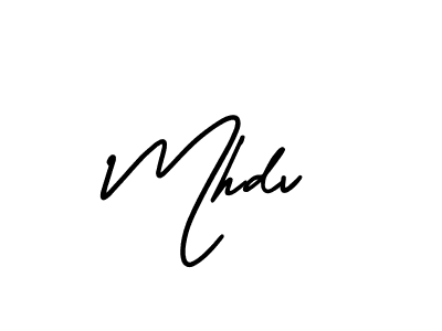 How to make Mhdv signature? AmerikaSignatureDemo-Regular is a professional autograph style. Create handwritten signature for Mhdv name. Mhdv signature style 3 images and pictures png