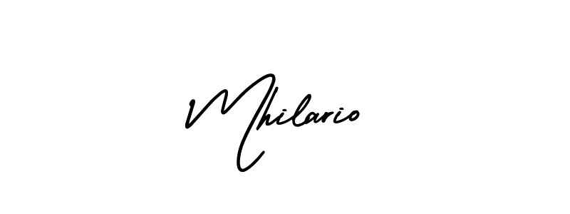 Make a beautiful signature design for name Mhilario. Use this online signature maker to create a handwritten signature for free. Mhilario signature style 3 images and pictures png