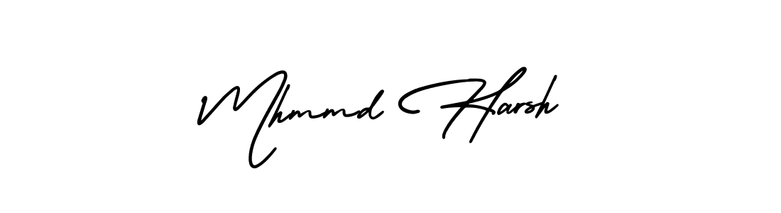 Similarly AmerikaSignatureDemo-Regular is the best handwritten signature design. Signature creator online .You can use it as an online autograph creator for name Mhmmd Harsh. Mhmmd Harsh signature style 3 images and pictures png