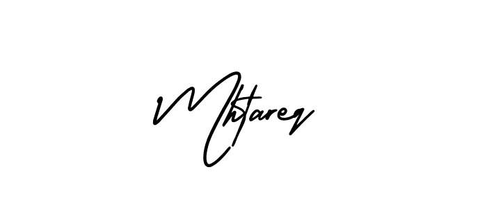 This is the best signature style for the Mhtareq name. Also you like these signature font (AmerikaSignatureDemo-Regular). Mix name signature. Mhtareq signature style 3 images and pictures png