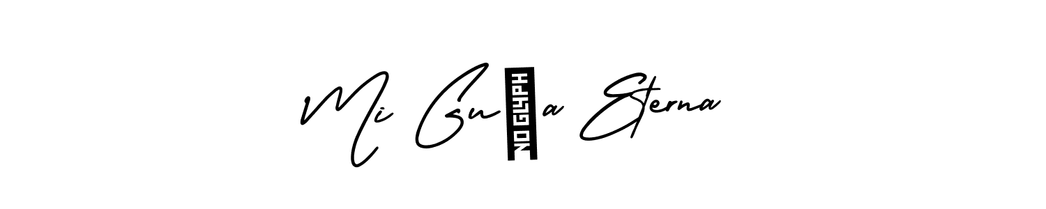 Design your own signature with our free online signature maker. With this signature software, you can create a handwritten (AmerikaSignatureDemo-Regular) signature for name Mi Guía Eterna. Mi Guía Eterna signature style 3 images and pictures png