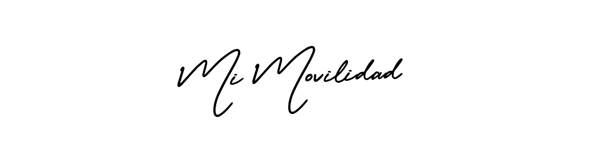 How to make Mi Movilidad signature? AmerikaSignatureDemo-Regular is a professional autograph style. Create handwritten signature for Mi Movilidad name. Mi Movilidad signature style 3 images and pictures png