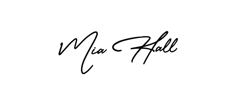 if you are searching for the best signature style for your name Mia Hall. so please give up your signature search. here we have designed multiple signature styles  using AmerikaSignatureDemo-Regular. Mia Hall signature style 3 images and pictures png